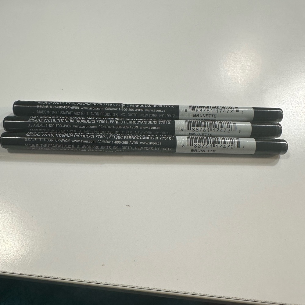 3 AVON True Color Glimmersticks Brow Definer Pencils - Brunette - Picture 5 of 5